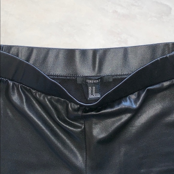 Forever21* Faux Leather Leggings/Pants - Picture 6 of 7